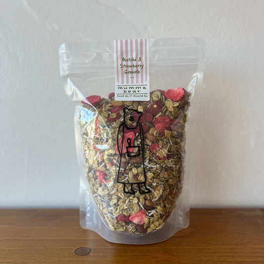 Matcha & Strawberry Granola